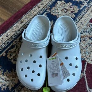 CROCS Classic Clogs in White or light grey perfect condition